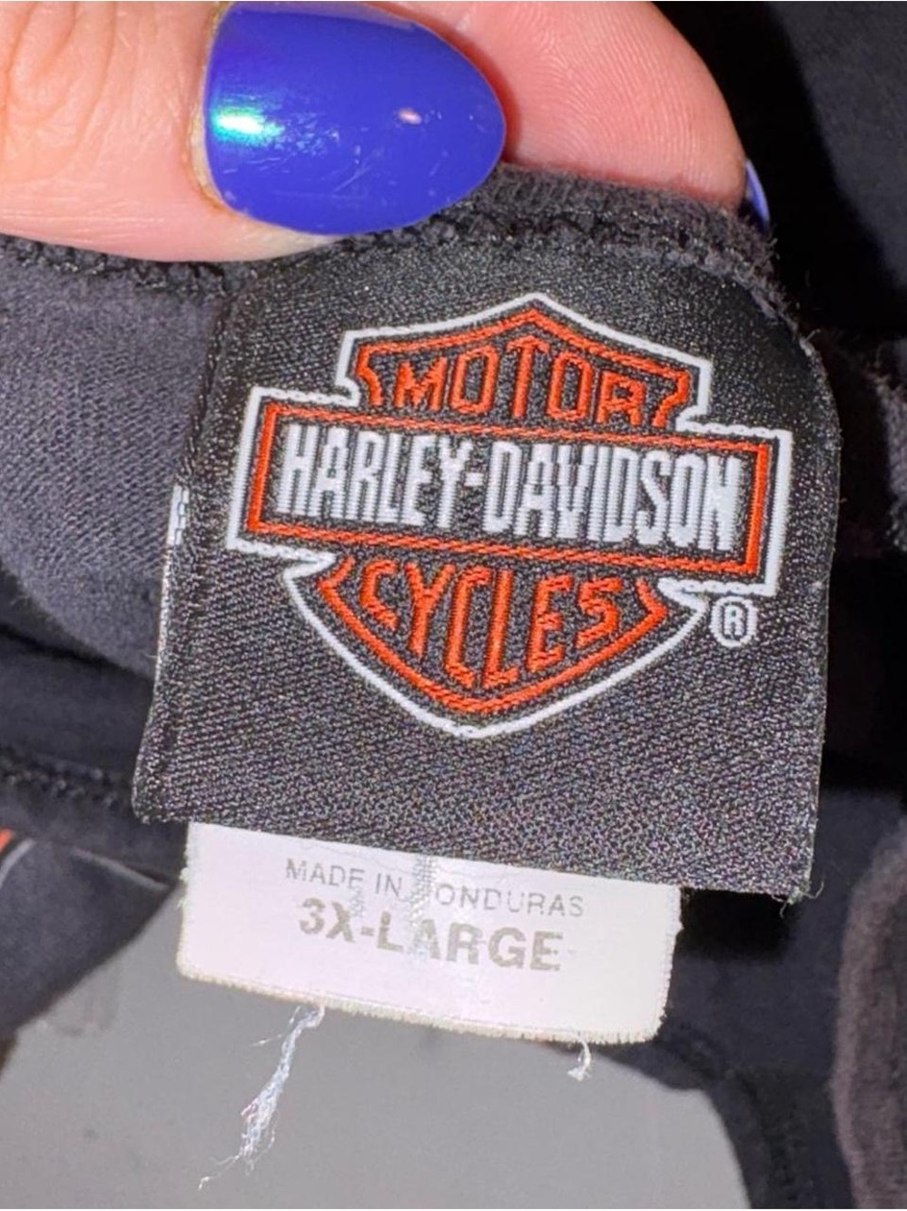 Harley-Davidson Black Tank with Orange HD Outline Alaska - Picture 5 of 7